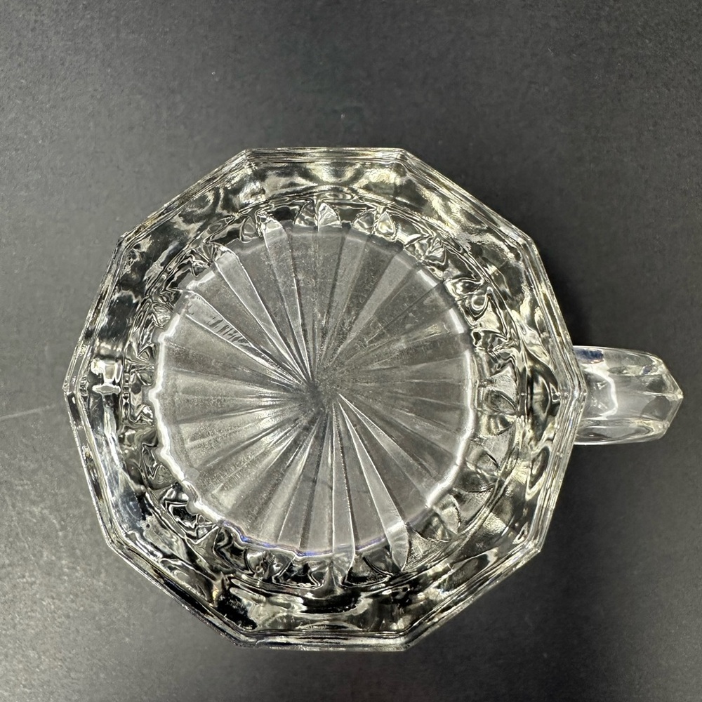 Vintage Indiana Glass Mini Creamer Peerless Colonial Pattern Paneled Sides A2 - Picture 5 of 6